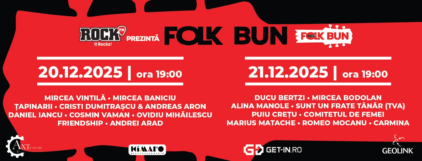 Pe 20 și în 21 decembrie, Gala Folk Bun - 10 ani revine în forță cu două spectacole folk