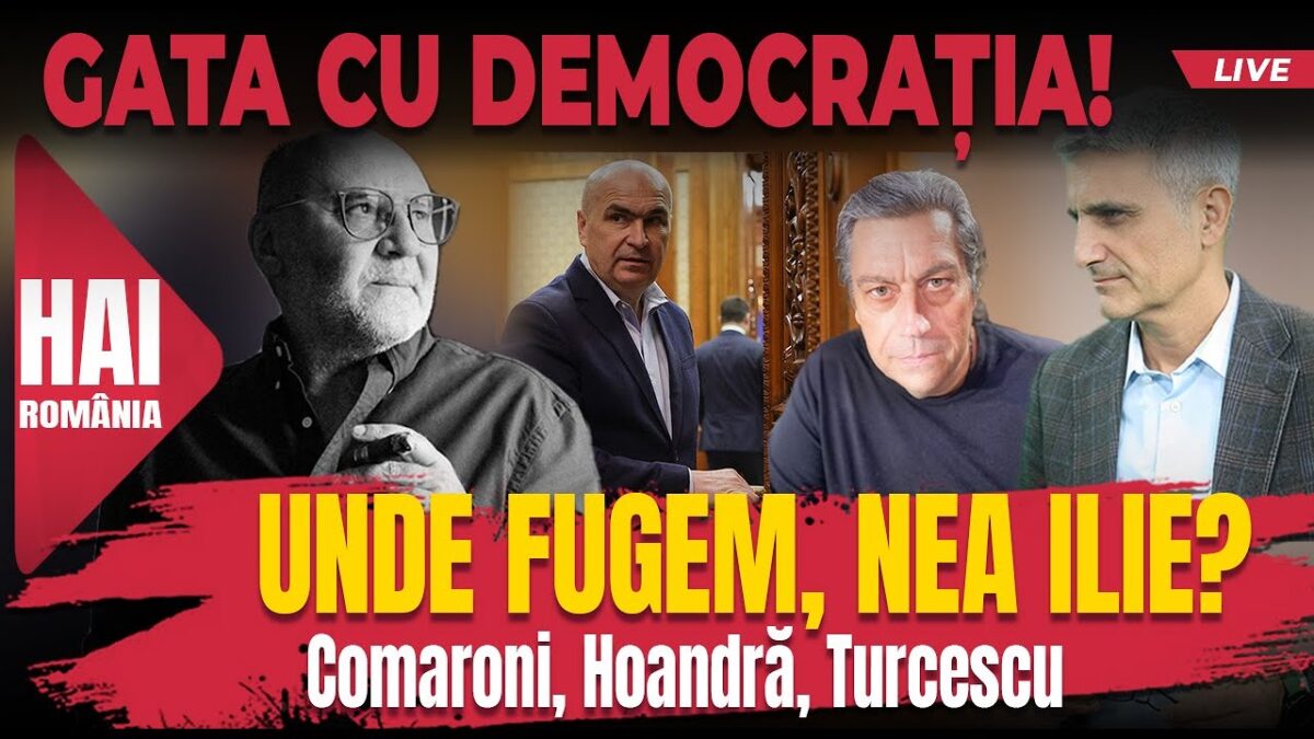 Unde fugem, nea Ilie? Hai LIVE cu Turcescu