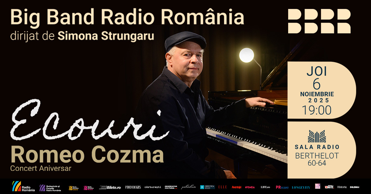 „Ecouri”: concert de jazz dedicat compozitorului și pianistului Romeo Cozma