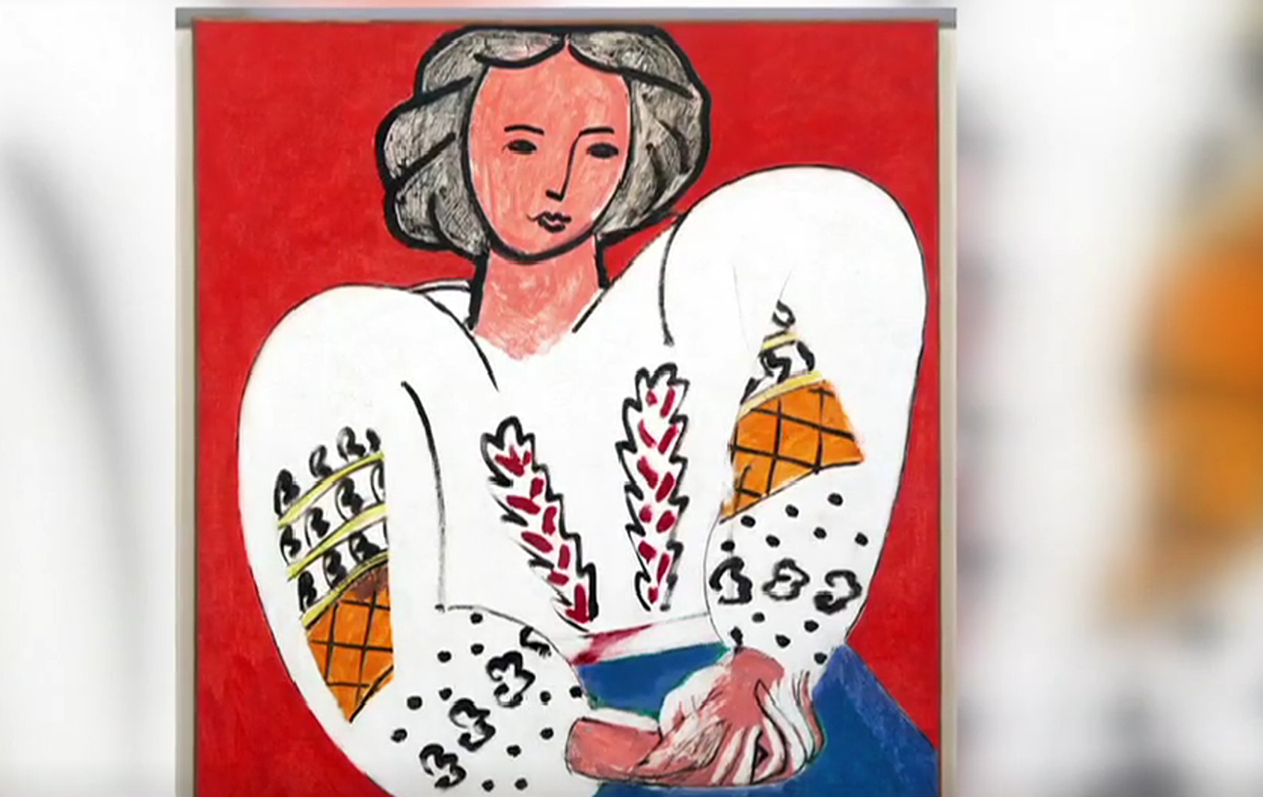 Celebrul tablou „La Blouse Roumaine”, expus la Muzeul Naţional de Artă al României