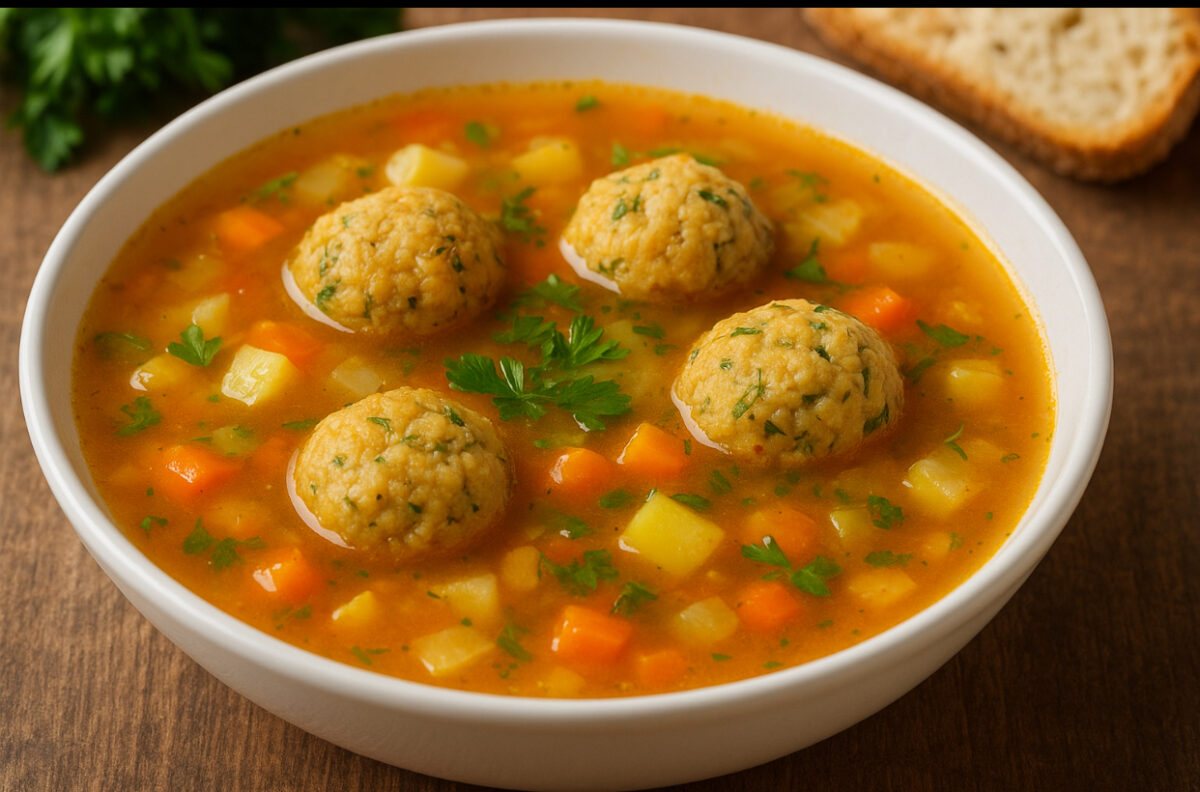 Cum poți pregăti ciorbă de perișoare de post. Ingredientul care înlocuiește carnea și are un gust incredibil de bun