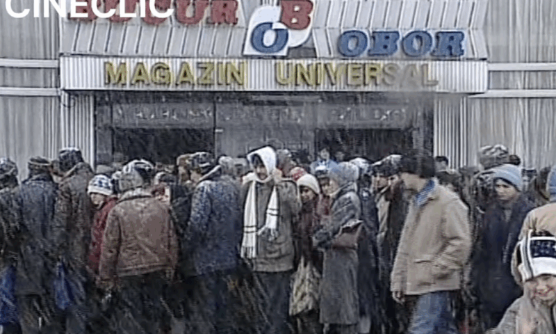 Securitatea despre dezastrul aprovizionării cu alimente în mai 1989. Brânza și cașcavalul dispăruseră, legumele erau înlocuite cu oase
