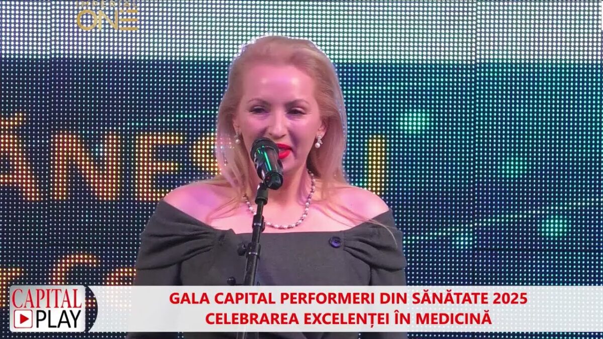 Dr  Alexandra Stănescu, la Gala Capital „Medicina de familie este poarta de intrare a pacienților”