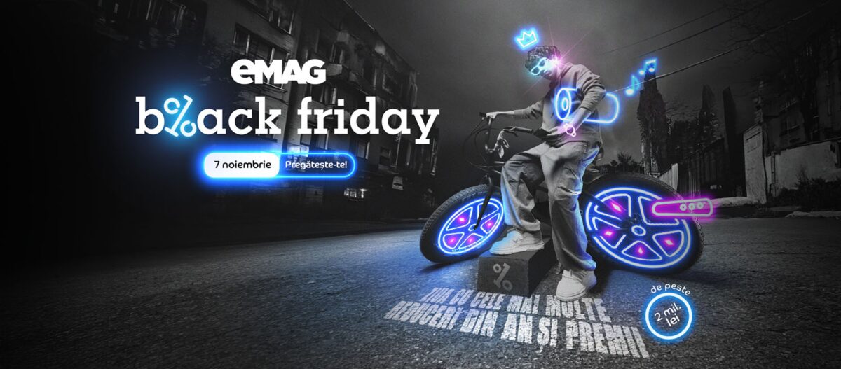 Serverele eMag, suprasolicitate de Black Friday. Site-ul și aplicația au căzut o scurtă perioadă