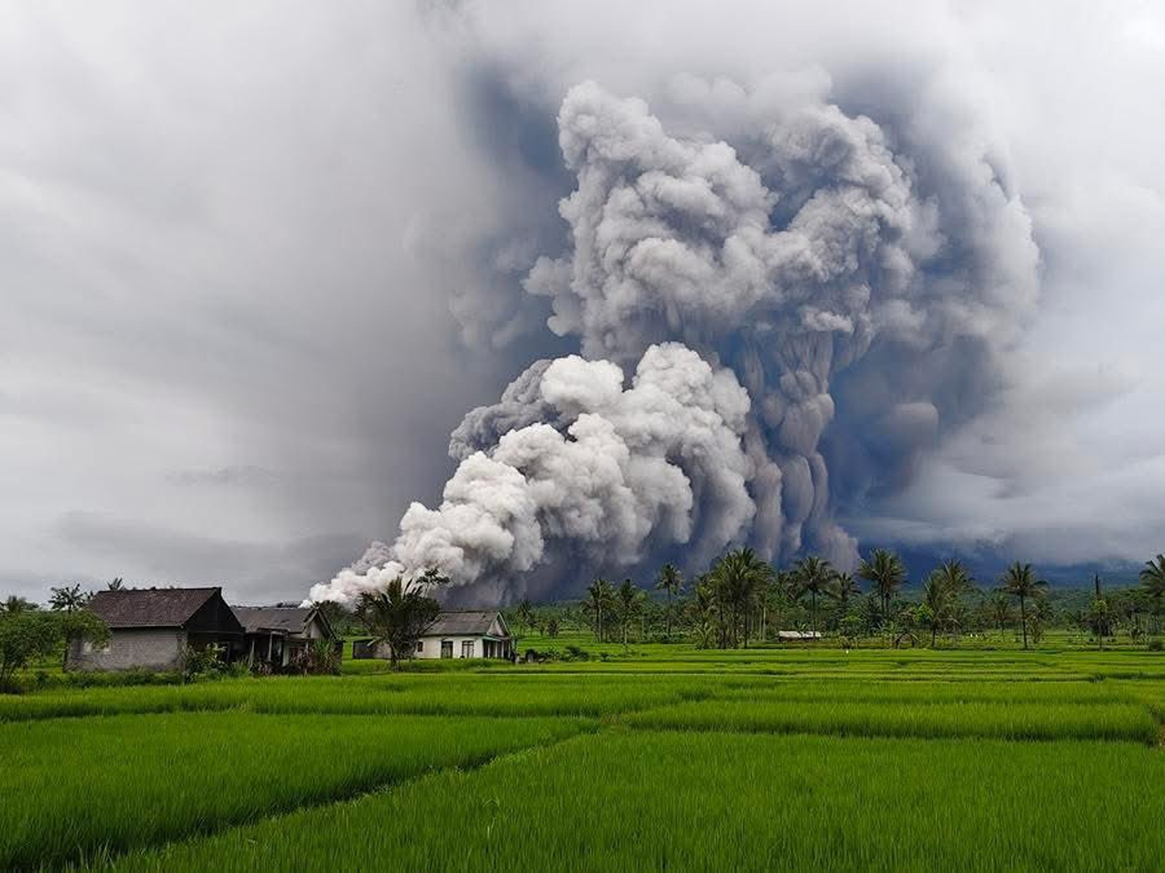 Vulcanul Semeru din Indonezia a erupt violent de 10 ori. Sute de persoane au fost evacuate de urgență