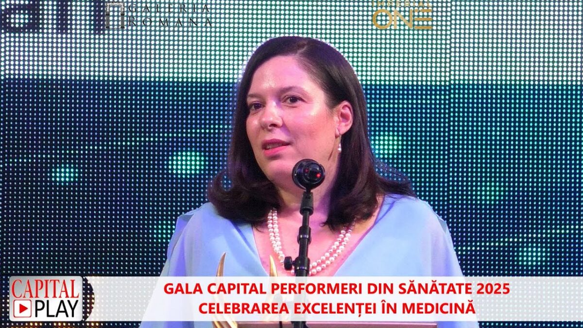 Dr  Adela Dimitriade, la Gala Capital „Echipa din spatele premierei medicale este extraordinară”
