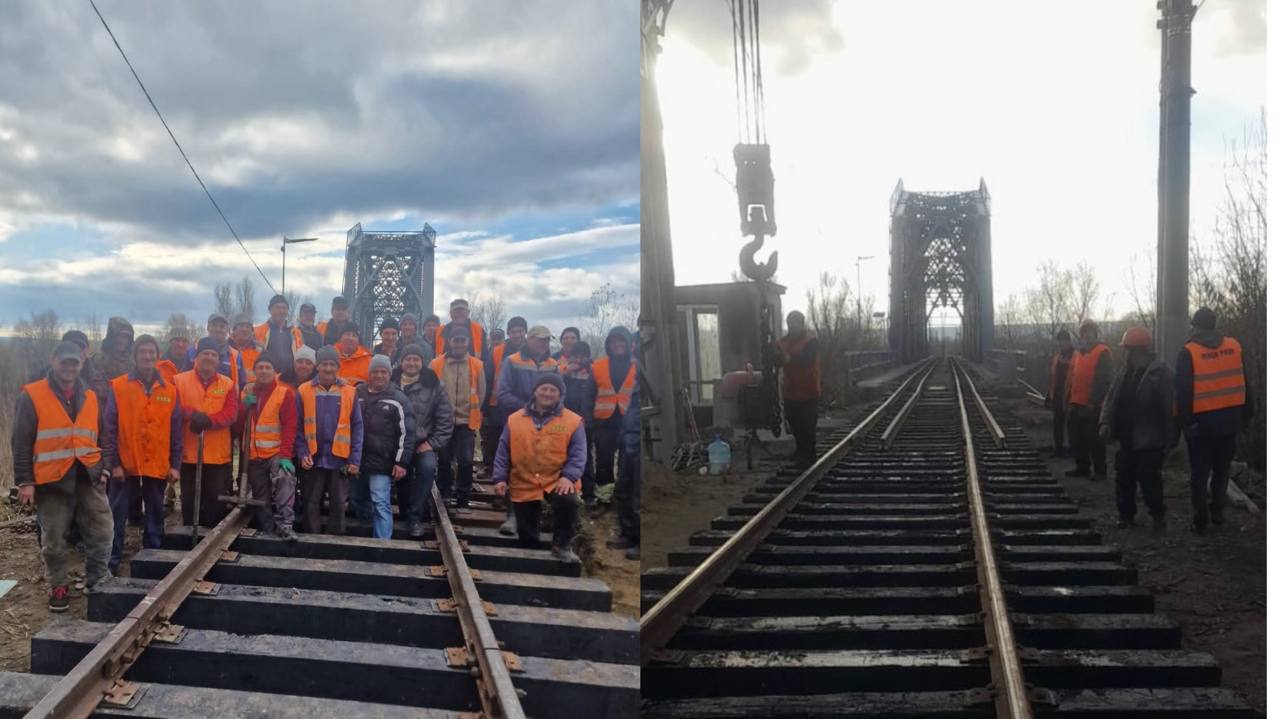 Republica Moldova și România își conectează rețeaua feroviară. Lucrările Cantemir-Fălciu aproape de final