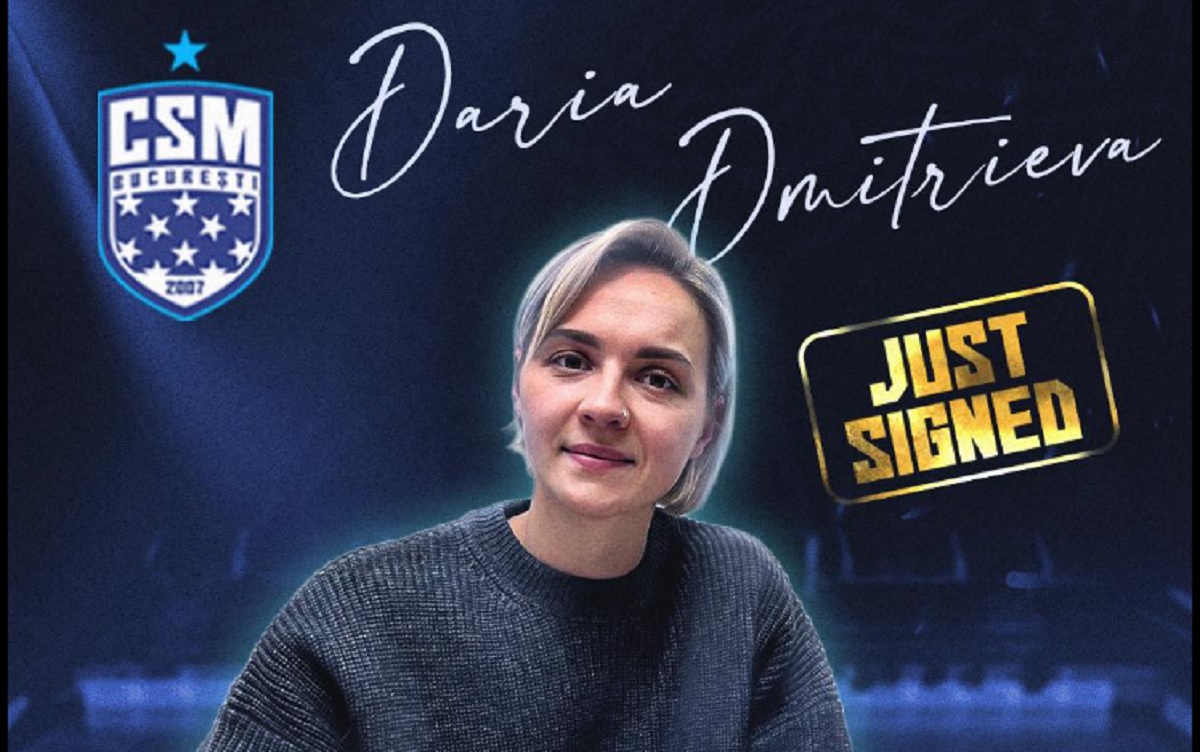 Campioana olimpică Daria Dmitrieva vine la CSM București. Promite să impresioneze în Liga Națională