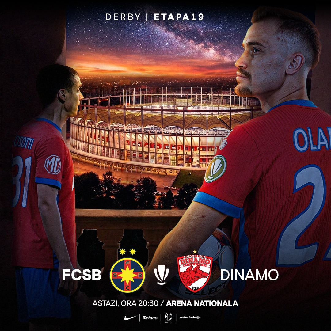 FCSB - Dinamo, 0-0. Derby de zero barat pe Arena Națională. 90 de minute de fotbal haotic
