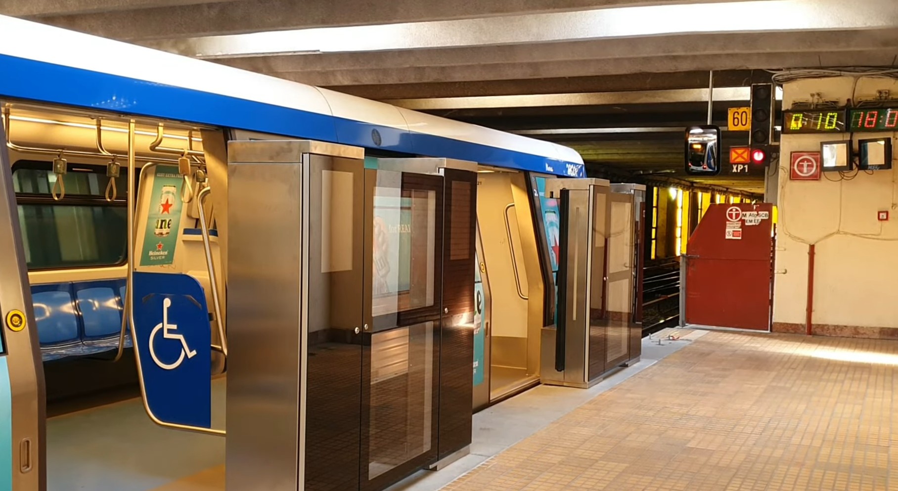 Sisteme de protecție anti-suicid, instalate în noile stații de metrou