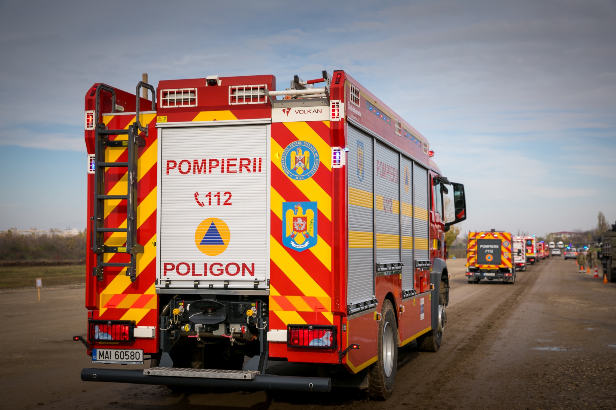 Mașină în flăcări pe A3 București-Brașov. Traficul a fost oprit spre Brașov
