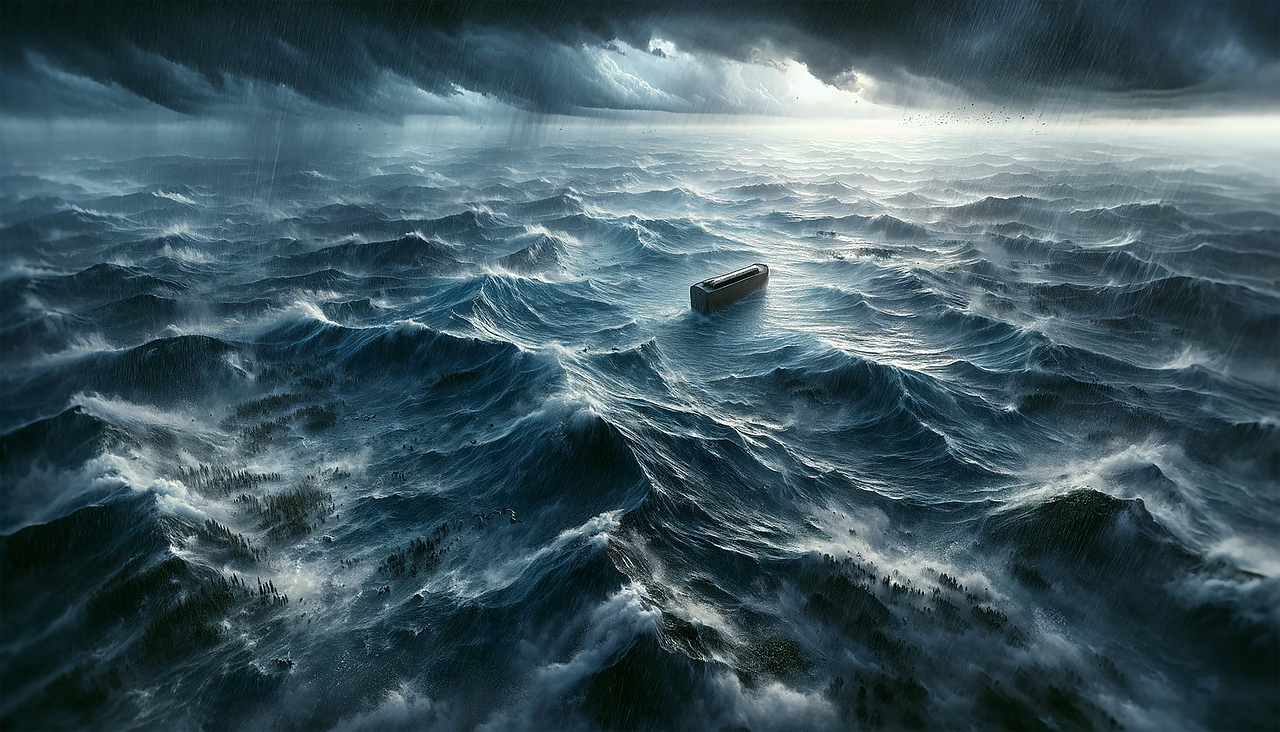 „Noe” din Ghana construiește arce din lemn, convins că un potop biblic este iminent