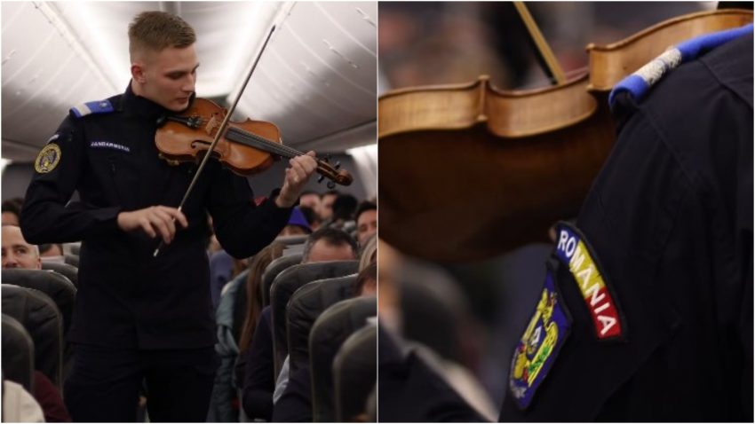 Imnul României, cântat la 10.000 de metri. Episod inedit de Ziua Națională
