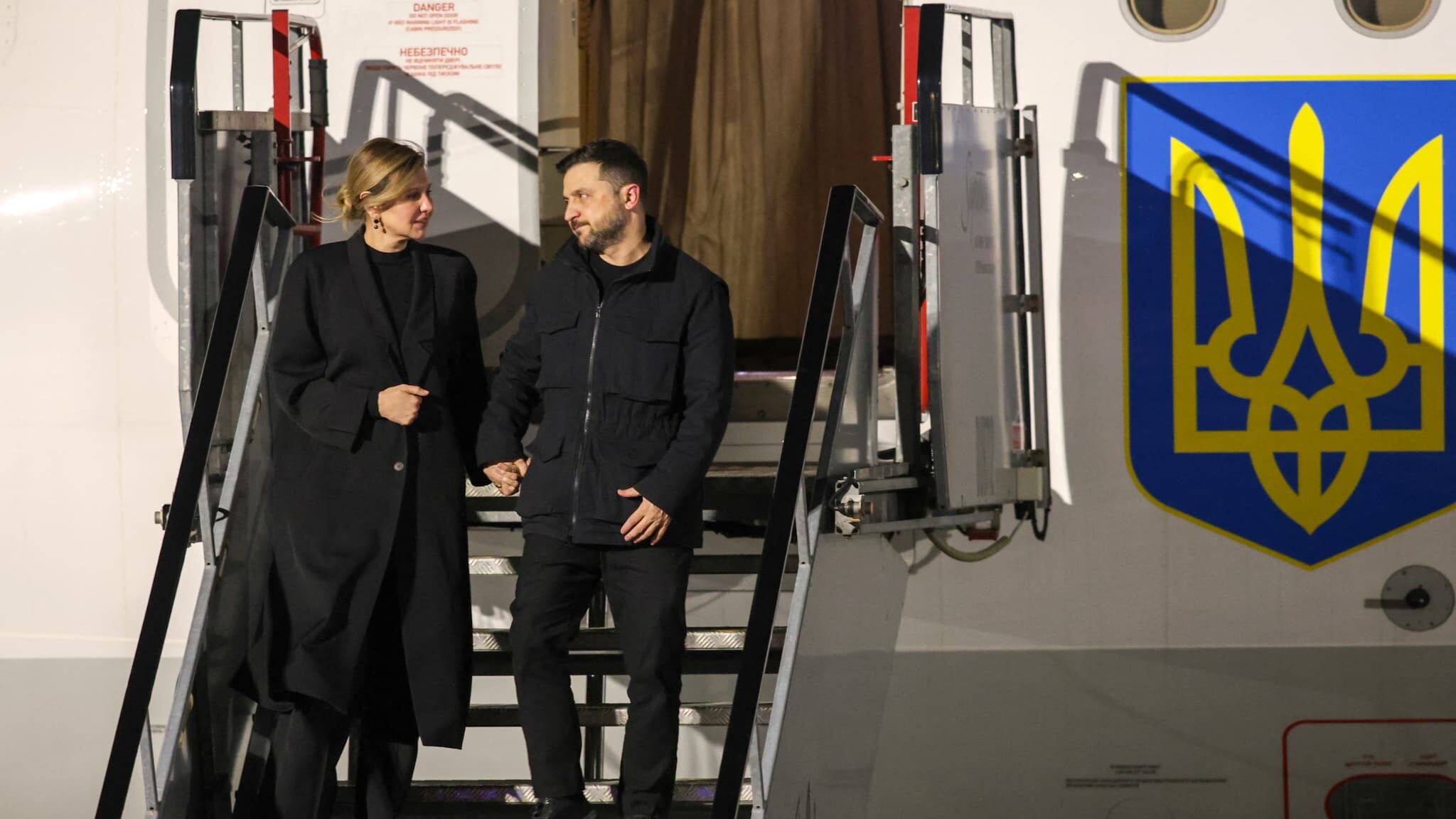 Mai multe drone au fost observate în apropierea avionului lui Zelenski în zborul către Dublin