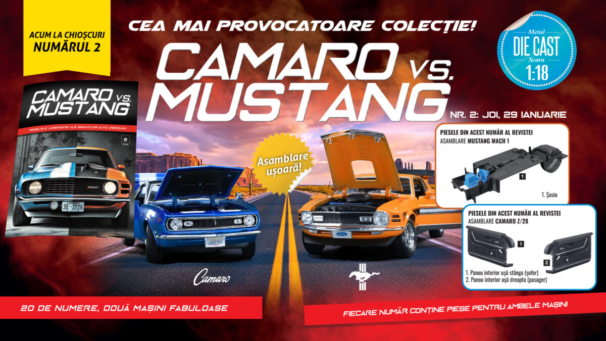 Camaro vs. Mustang -Numărul 2 continuă construcția unei rivalități auto legendare