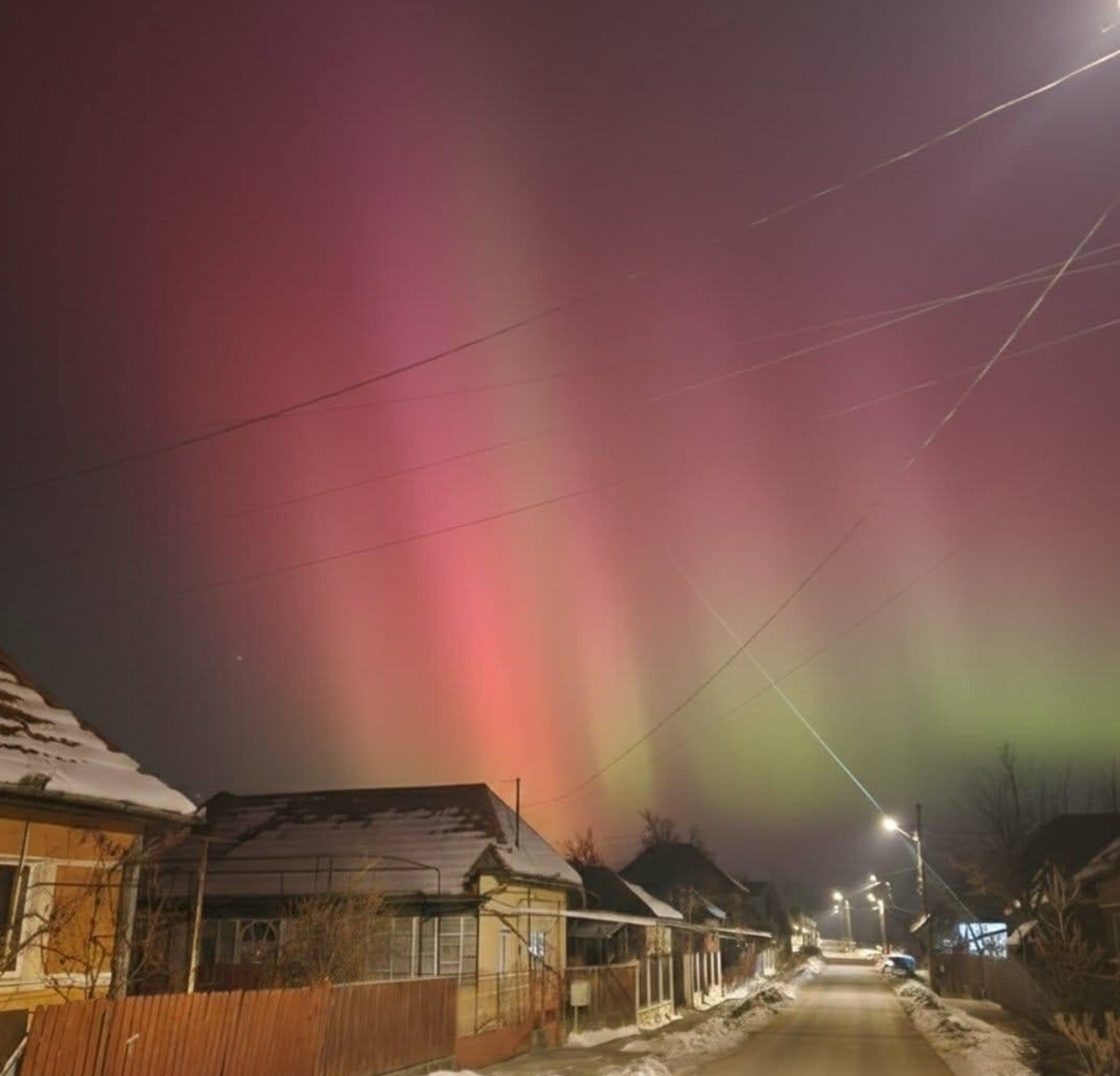 Aurora boreală în România