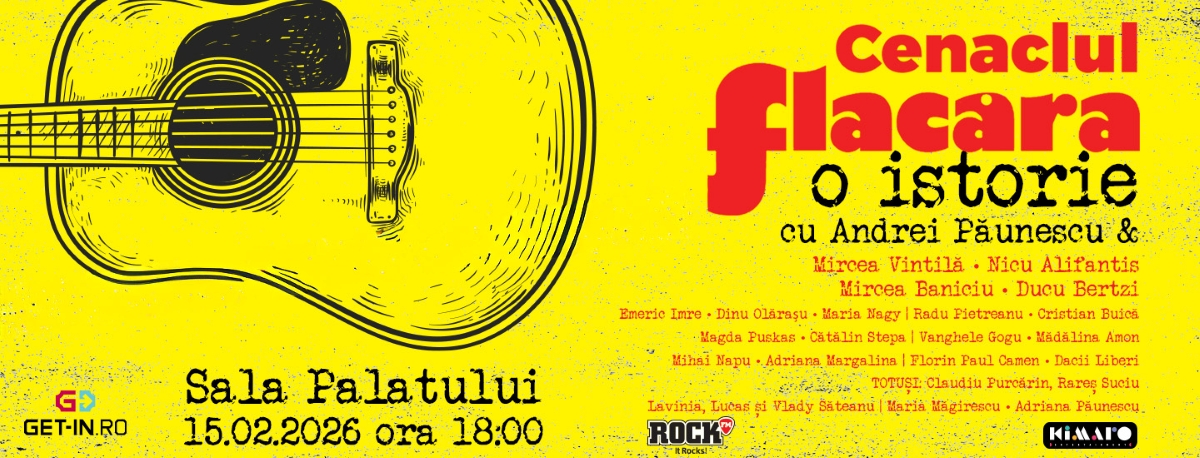 „Cenaclul Flacăra – O Istorie”: o seară de muzică, memorie și emoție, concepută de Andrei Păunescu