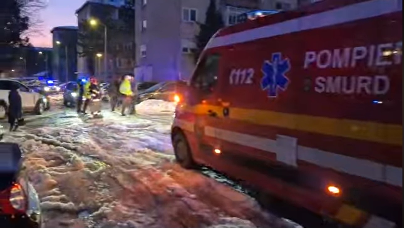 Explozie într-un bloc din Alba Iulia, cu două victime