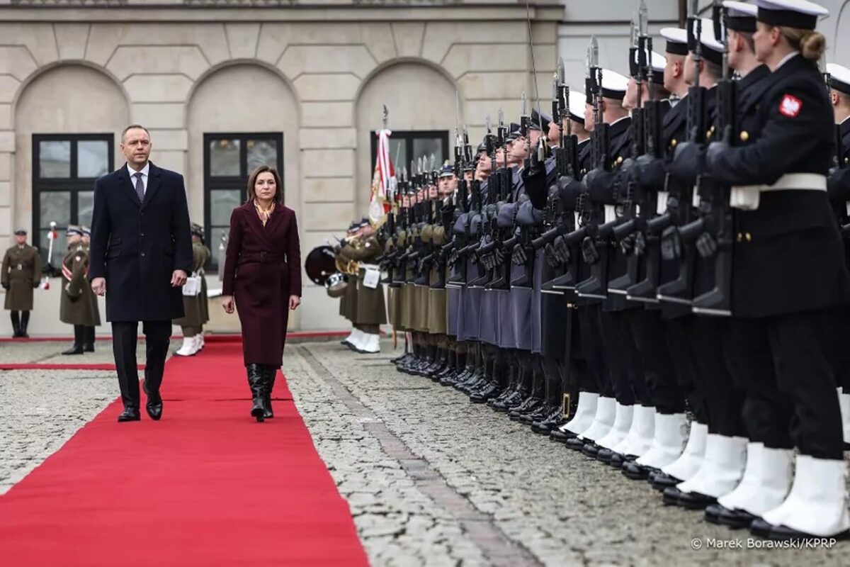 Maia Sandu, la Varșovia: Extinderea UE este o investiție în securitatea Europei. Republica Moldova este pe deplin angajată pe acest drum