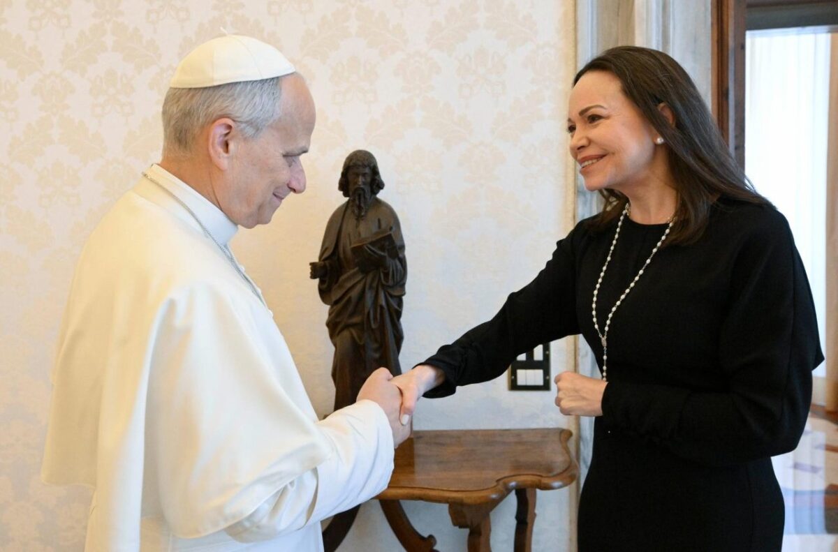 Papa Leon al XIV-lea, întâlnire la Vatican cu lidera opoziției venezuelene Maria Corina Machado
