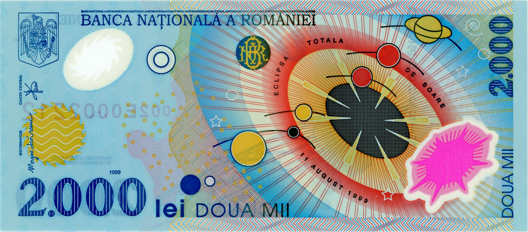 Prima bancnotă din polimer din Europa