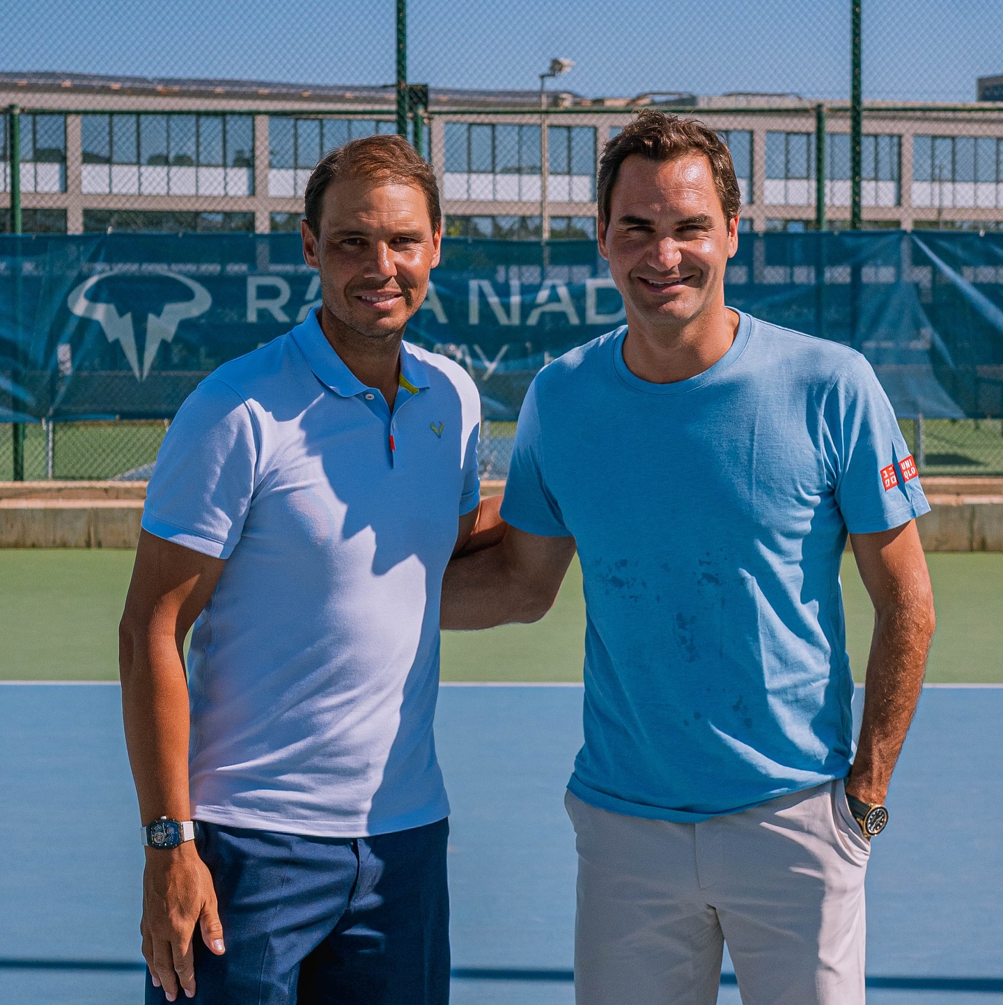 Rafael Nadal și Federer