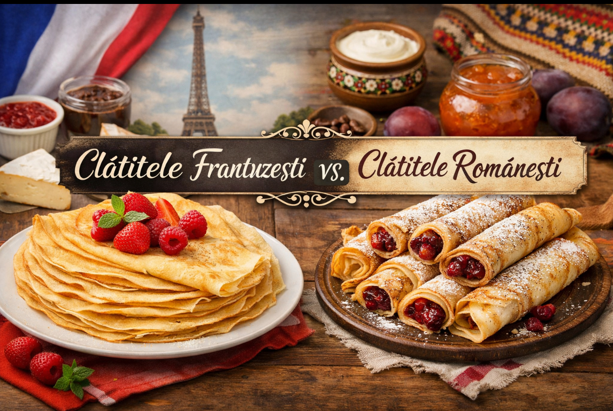 Clătitele franțuzești vs. cele românești. Care e secretul compoziției perfecte