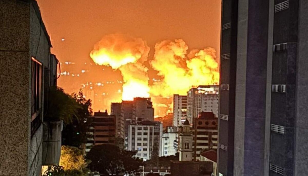 Ce arată cadrele brute, foto și video, din Caracas după atacul SUA în Venezuela