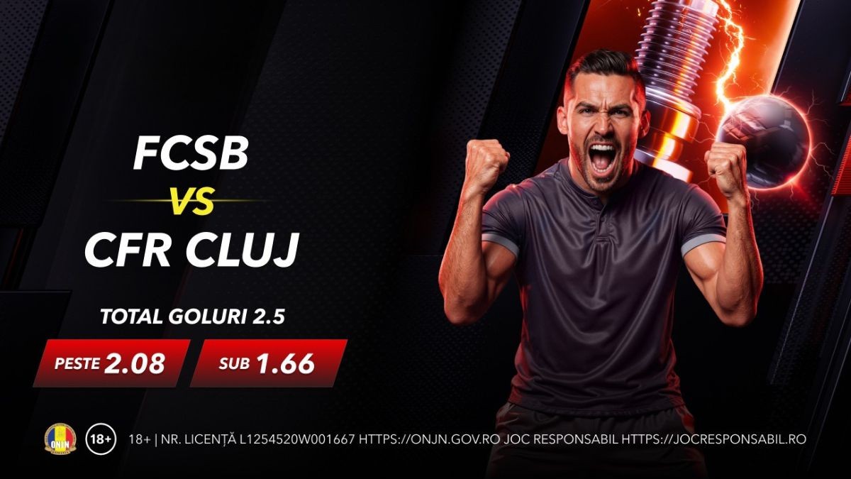 FCSB și CFR Cluj, derby cu încărcătura maximă în Superliga - bucureștenii sunt favoriți la pariuri