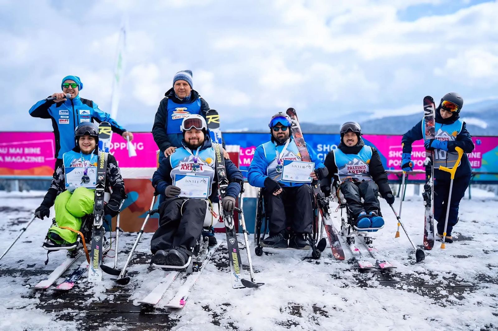 Două medalii de argint pentru România în schiul adaptat, sportul care face performanța accesibilă persoanelor cu dizabilități