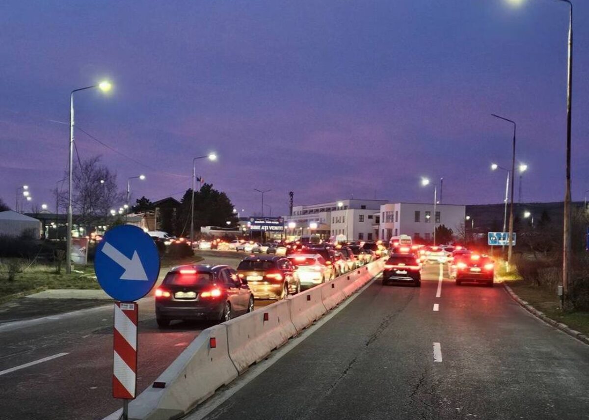 Trafic intens la frontiera de vest. Leușeni, supraîncărcat pe sensul de ieșire din Republica Moldova