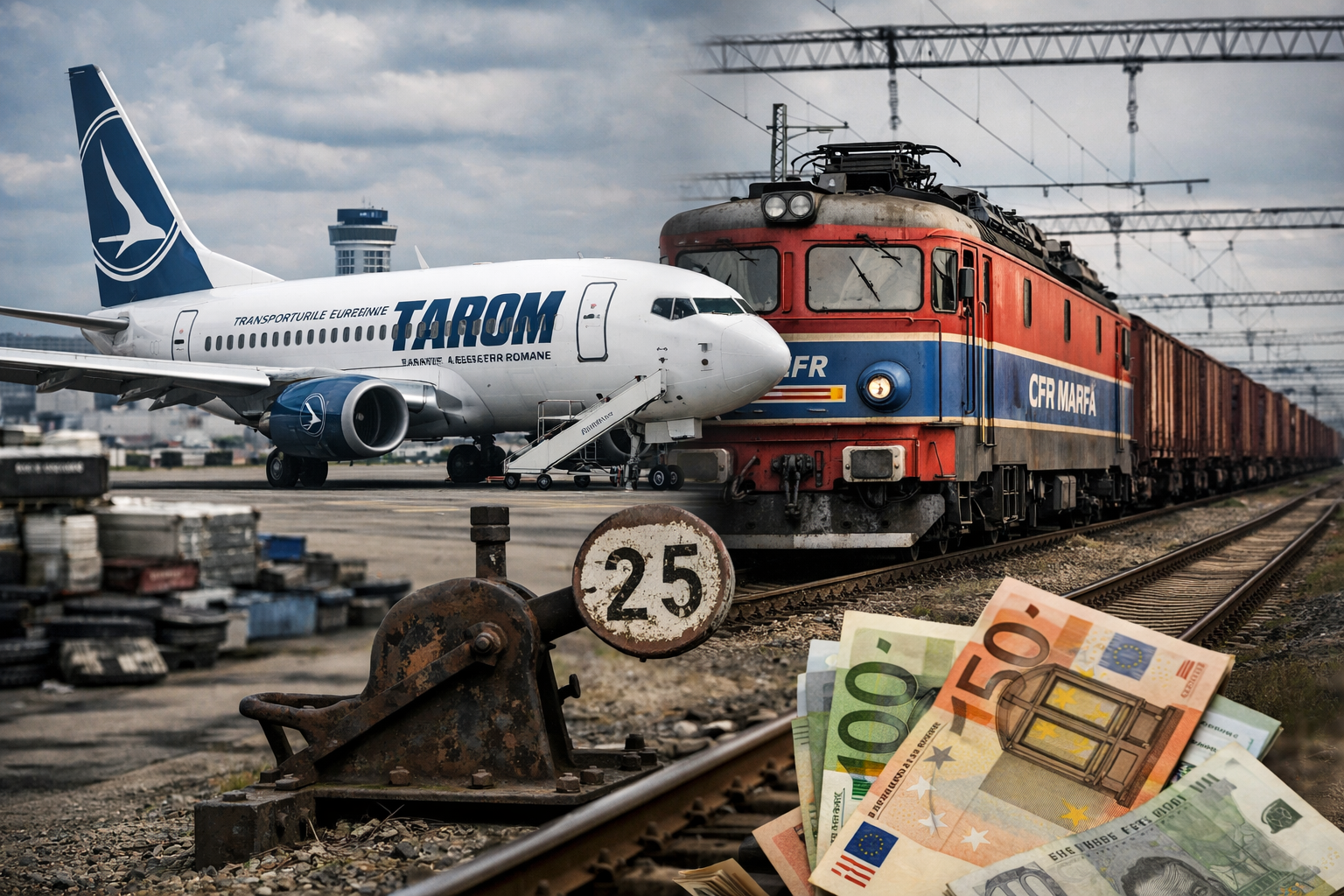 Exclusiv. Viitor incert pentru TAROM și CFR Marfă în cadrul reformei companiilor de stat