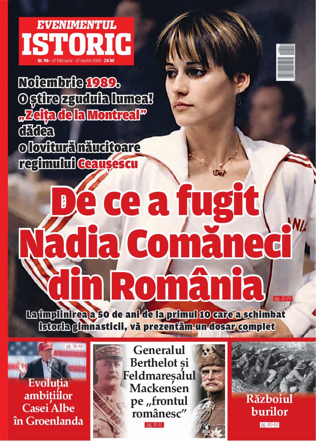 Evenimentul Istoric Nr. 96, februarie 2026, dezvăluiri de senzație: dosare istorice contemporane, teme de istorie profunde