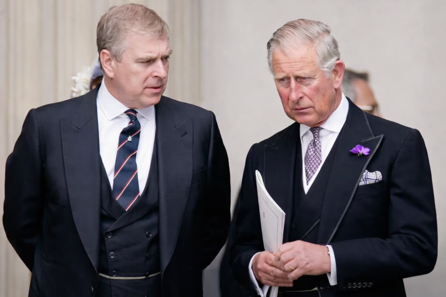 Fostul prinț Andrew și Regele Charles