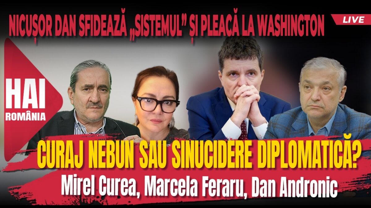 Nicușor Dan sfidează „Sistemul” și pleacă la Washington. Curaj nebun sau sinucidere diplomatică?