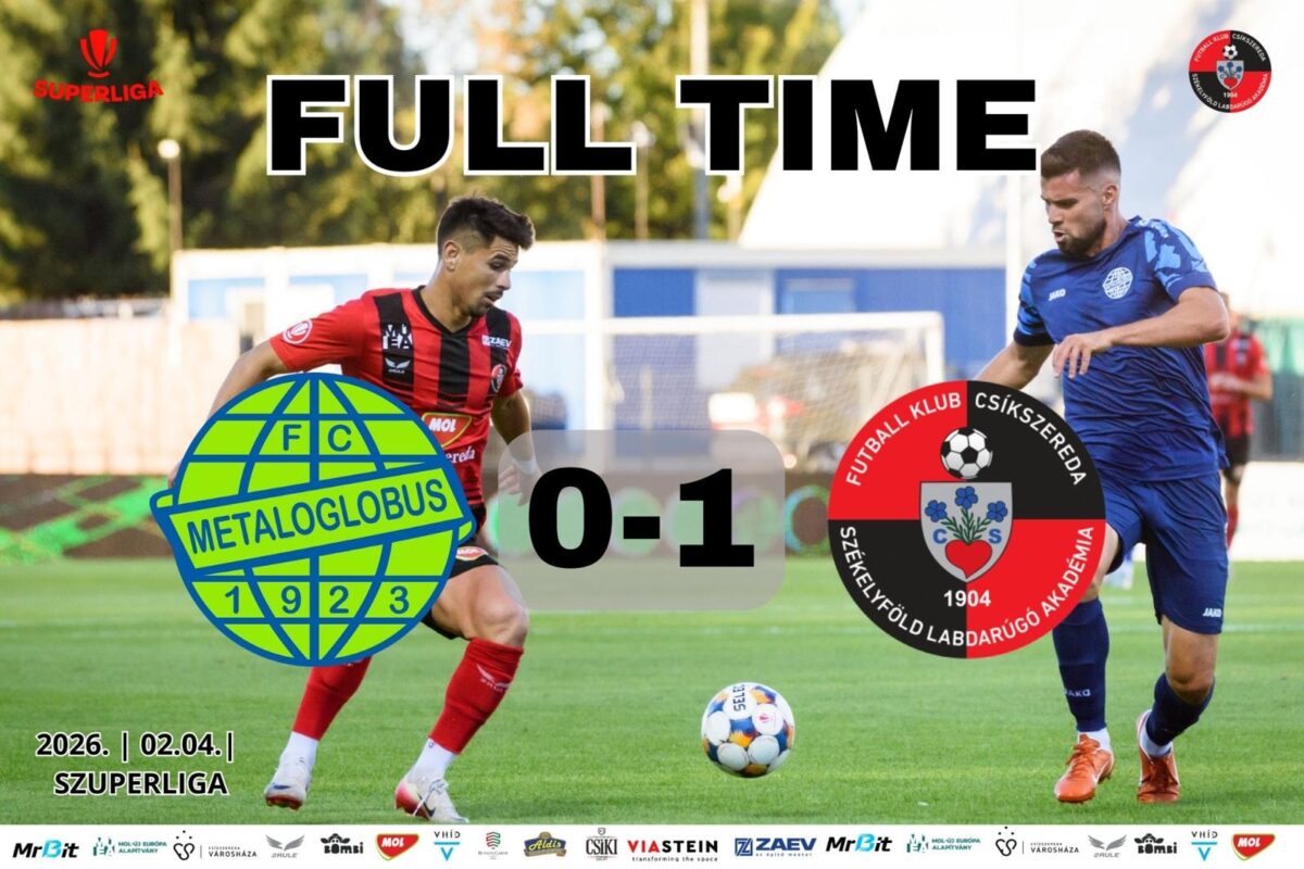 Metaloglobus - Csikszereda, 0-1. Gazdele sunt condamnate la retrogradare, oaspeții fac un salt mare