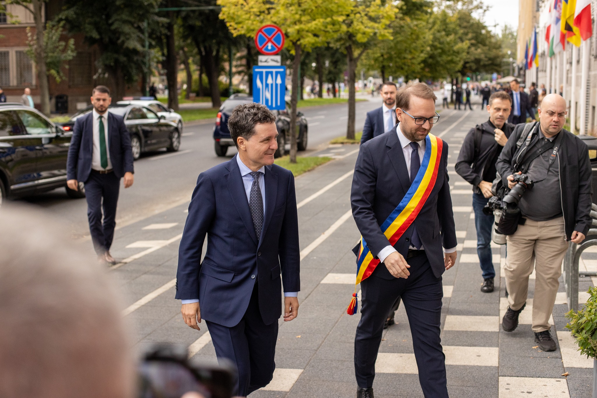 Nicușor Dan și Dominic Fritz