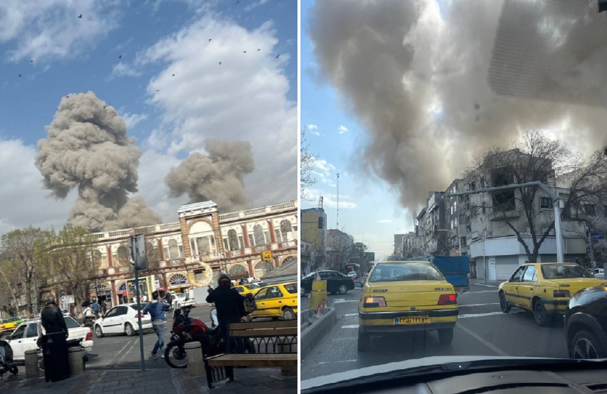 Locuitorii din Teheran fug din oraș de teama războiului. Drumurile sunt blocate de mașini