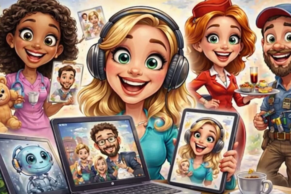 Caricaturile AI, noul trend viral care îți poate expune identitatea online