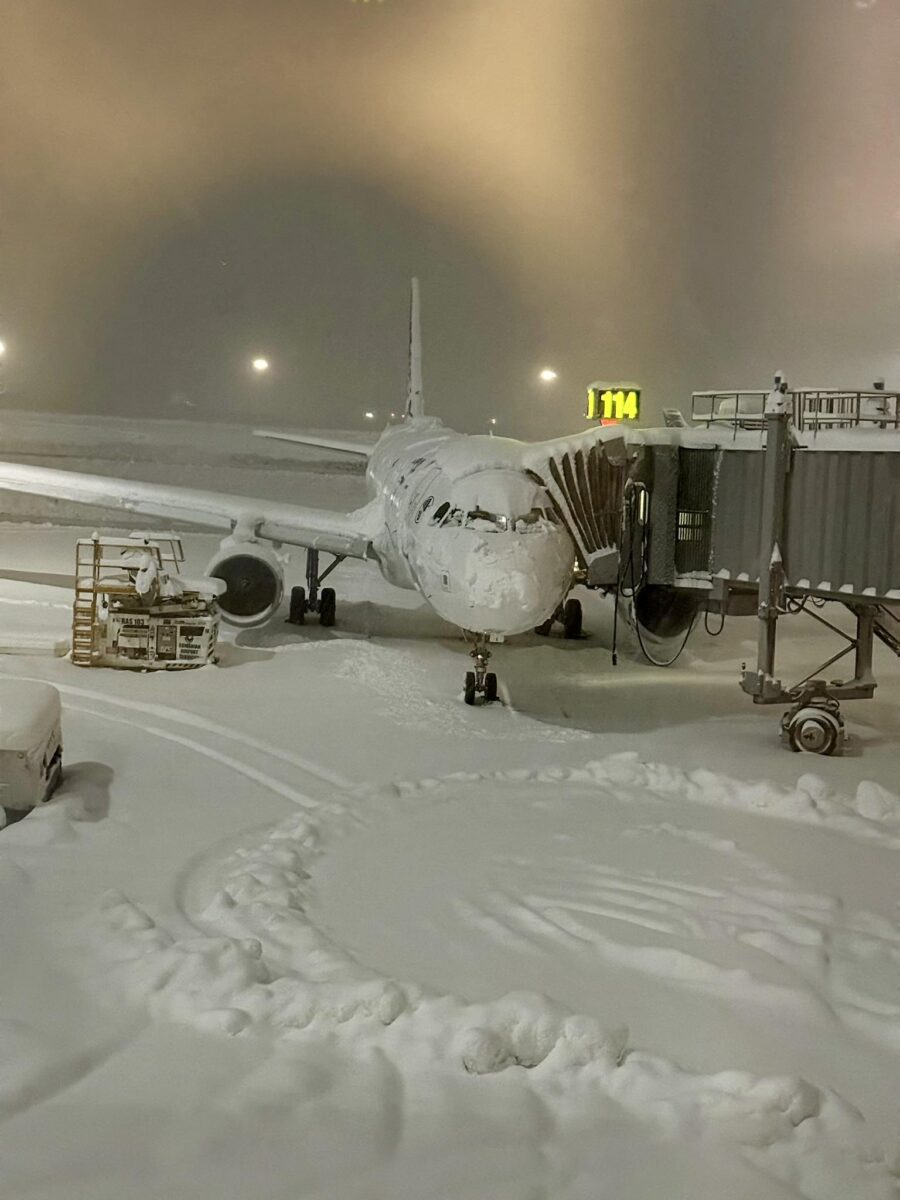 Cod Roșu de viscol în București. Haos pe Otopeni, zboruri deviate și zeci de mașini distruse de copaci. Prefectul recunoaște: „Planurile de deszăpezire sunt foarte vechi”