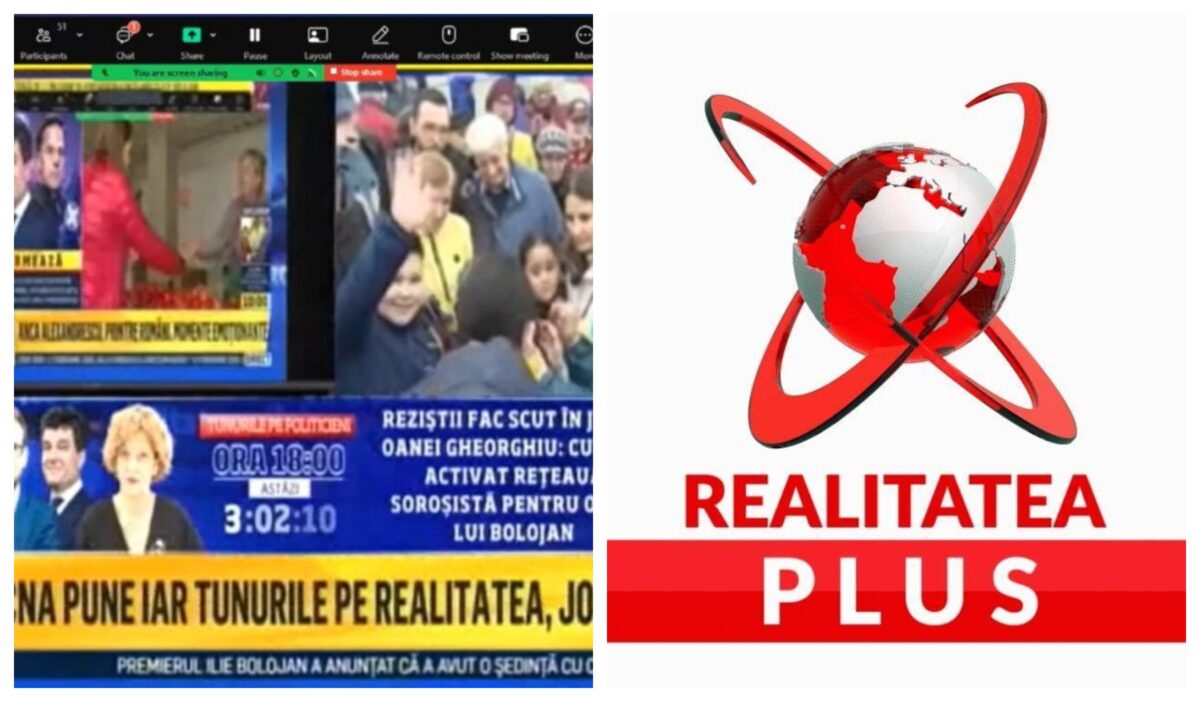Realitatea TV, obligată de CNA să își suspende emisia timp de trei ore joi, 19 februarie