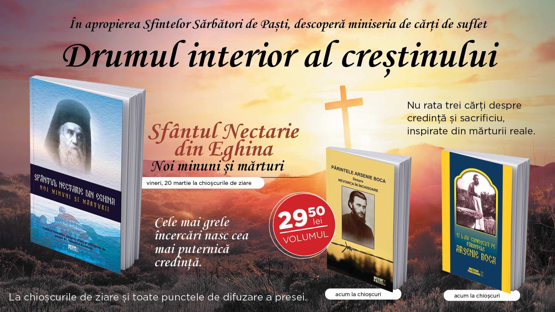 Sfântul Nectarie din Eghina: credința care transformă vieți. Carte cu minuni și mărturii, din 20 martie la chioșcuri