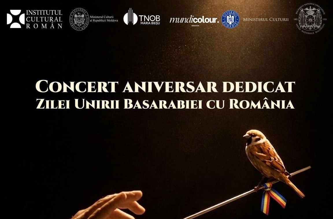Orchestra Operei Naționale București, concert la Chișinău de Ziua Unirii Basarabiei cu România, organizat de ICR și Ministerul Culturii din Republica Moldova