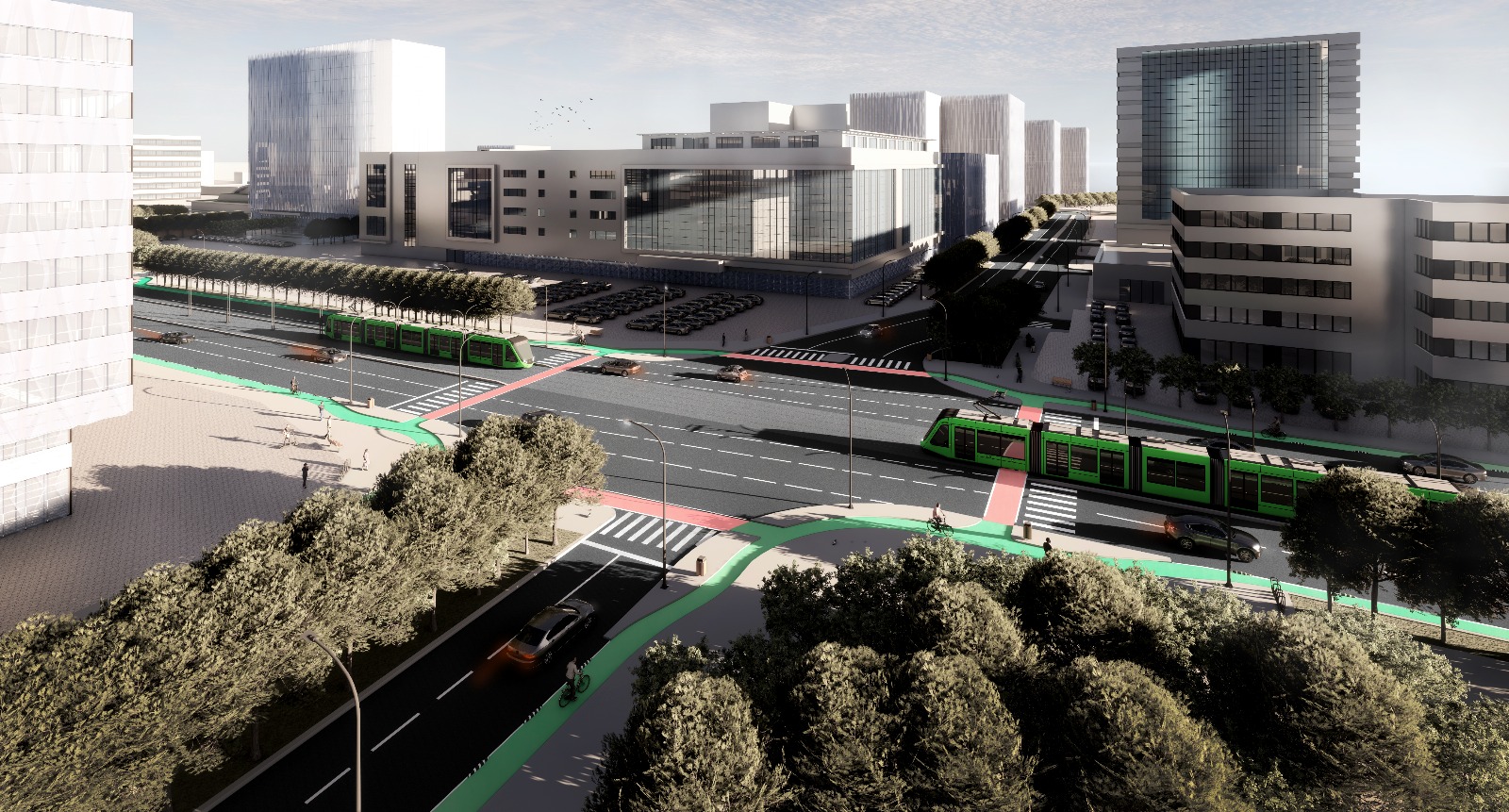 Cum va arăta bulevardul Dimitrie Pompeiu, după ce va fi modernizat. Primele imagini