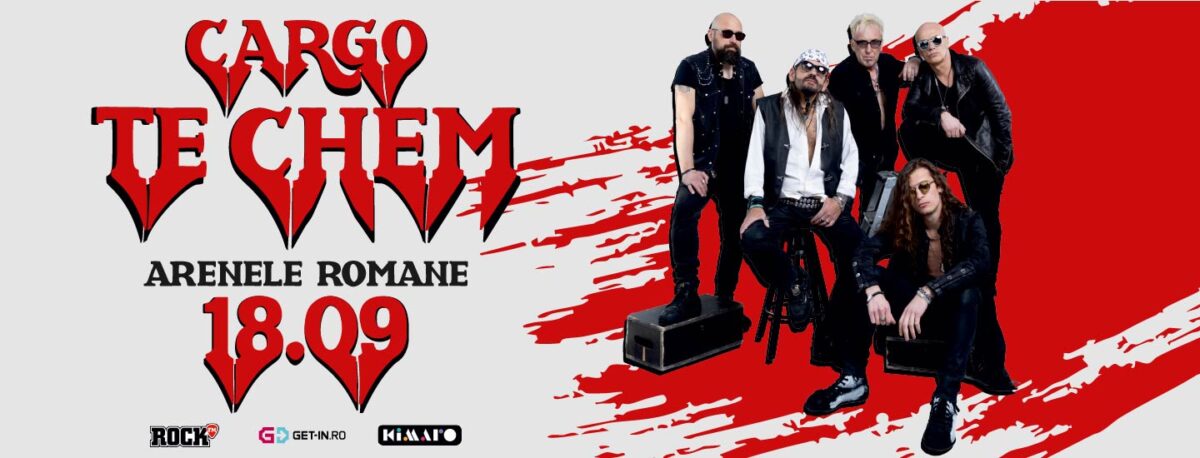 Cargo revine la Arenele Romane cu concertul „Te Chem” – 18 septembrie