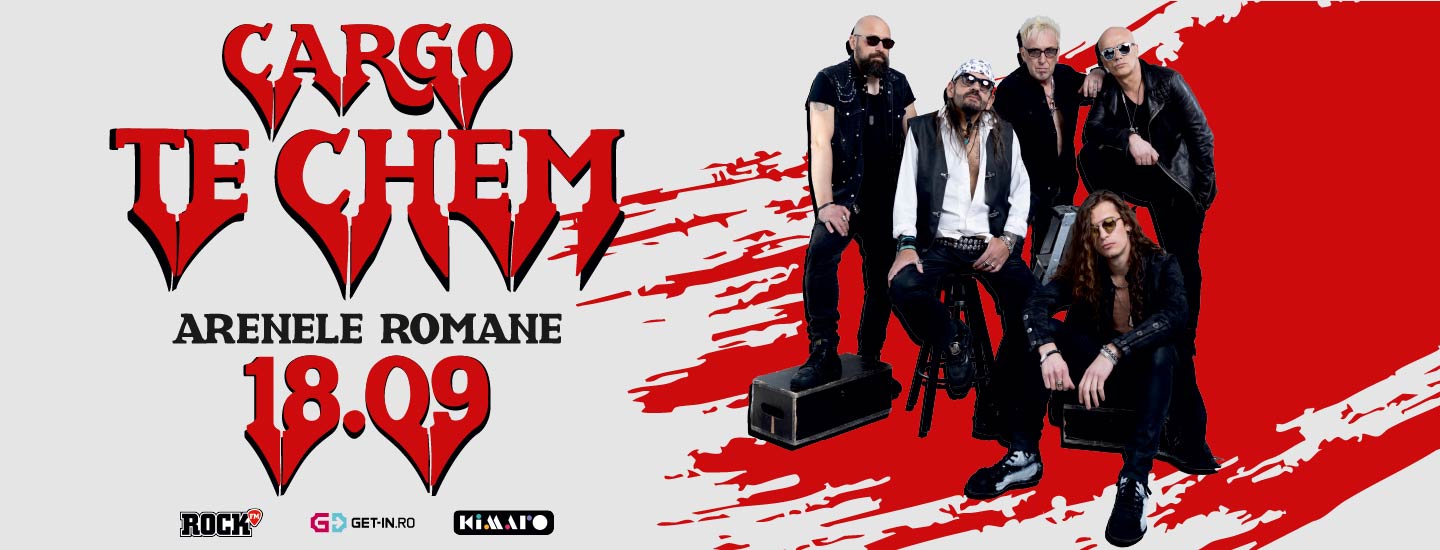 Cargo revine la Arenele Romane cu concertul „Te Chem” – 18 septembrie