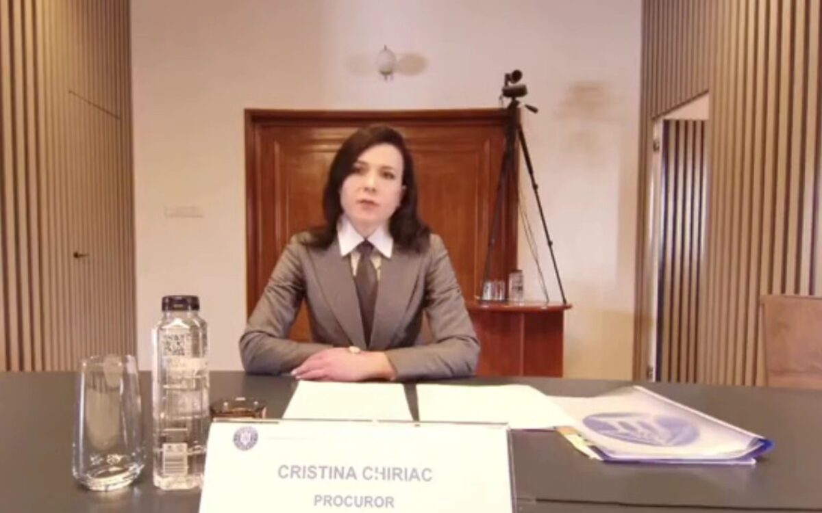 CSM a respins candidatura Cristinei Chiriac pentru funcția de Procuror General
