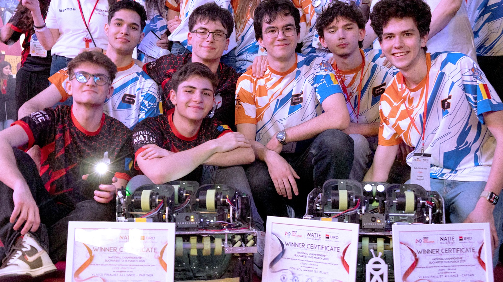Victorie istorică pentru elevii de la Sava: echipa de robotică a liceului merge la Campionatul Mondial din Statele Unite