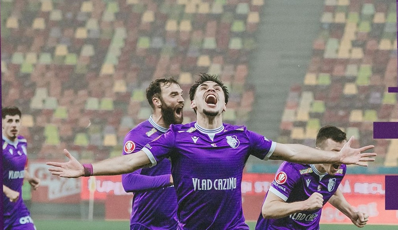 FC Argeș a învins Gloria Bistrița și s-a calificat în semifinalele Cupei României