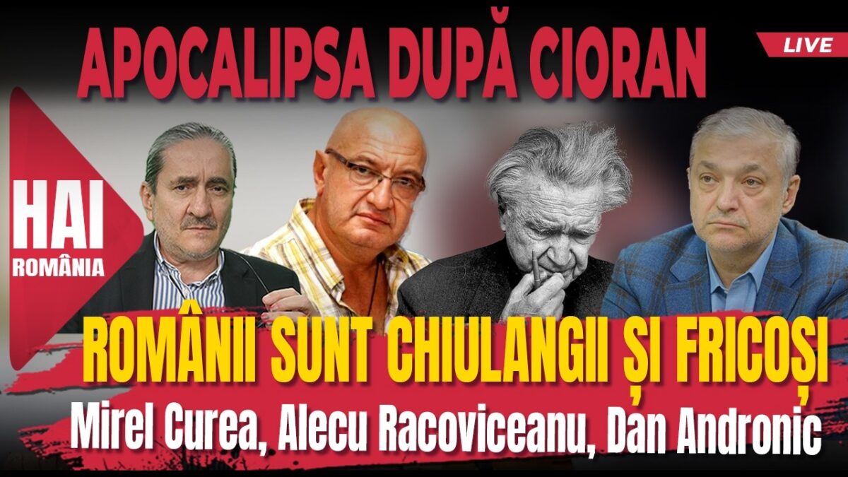 Apocalipsa după Cioran. Analiză dură, dar sinceră, a poporului român, varianta necenzurată